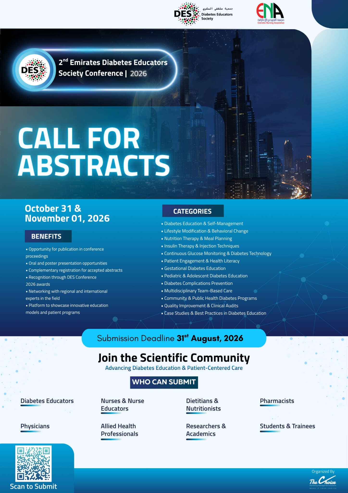 Abstract Submission Types Annual Congress 2026 ABSTRACT SUBMISSION - DES Conference 2026